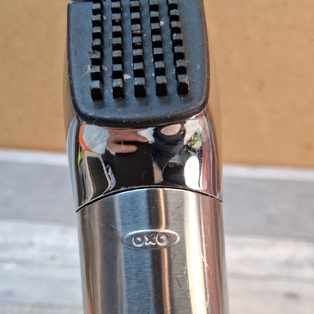 OXO Steel Garlic Press with Cleaner